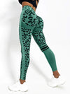 ZASUWA Female Leopard Scrunch Bum Quick-dry Leggings