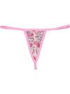 ZASUWA Female Lace Print T-back Panties