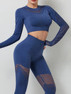 ZASUWA Female Sexy Fishnet Thumbholes Quick-dry Tracksuit