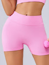 ZASUWA Female Deep V Back Scrunch Bum Seamless Shorts