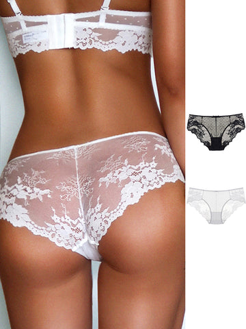 ZASUWA Female Flower Lace Dots Underwear