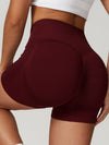 ZASUWA Female Quick-dry Scrunch Bum Seamless Booty Shorts