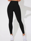 ZASUWA Female Denim Elastic Tight Hip-lift Quick Dry Leggings