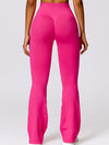 ZASUWA Female Flare Scrunch Bum High-waisted Seamless Hip-lift Pants