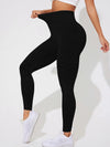 ZASUWA Female Denim Elastic Tight Hip-lift Quick Dry Leggings