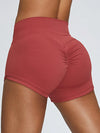 ZASUWA Female Scrunch Bum High-rise Spandex Gym Booty Shorts