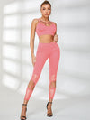 ZASUWA Female Cutout Backless Mesh Tracksuit