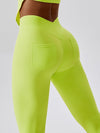 ZASUWA Female V-shape Waist Pocket Leggings