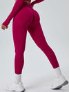 ZASUWA Female Hip-lift Solid Color Seamless Quick-dry Leggings