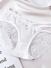 ZASUWA Female Sexy Lace Irregular Hollow Out Panties