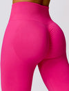 ZASUWA Female Flare Scrunch Bum High-waisted Seamless Hip-lift Pants