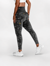 ZASUWA Female Unique Print Pocket Cargo Leggings