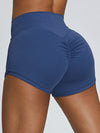 ZASUWA Female Scrunch Bum High-rise Spandex Gym Booty Shorts