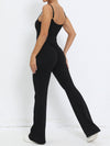 ZASUWA Female Scrunch Bum Flare Jumpsuit