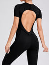 ZASUWA Female Heart Backless Jumpsuit