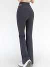 ZASUWA Female V-shape Cross Flare Leggings