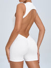 ZASUWA Female Backless Scrunch Bum With Pads Romper