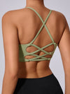 ZASUWA Female Cross Back U Collar Sports Bras