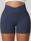 ZASUWA Female Quick-dry Scrunch Bum Seamless Booty Shorts