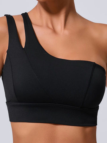 ZASUWA Female Solid Color Tailoring Backless Quick Dry Sports Bras