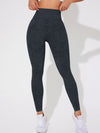 ZASUWA Female Denim Elastic Tight Hip-lift Quick Dry Leggings