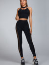 ZASUWA Female Hollow Design Beauty Back Net Tracksuit