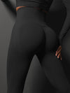 ZASUWA Female Breathable Seamless Hip-lift Leggings