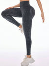 ZASUWA Female Ribbed Denim Scrunch Bum High-rise High-waisted Leggings