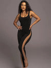 ZASUWA Female Fashion Sheer Mesh Jumpsuit