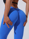 ZASUWA Female Deep-V Scrunch Bum Leggings