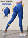 ZASUWA Female Denim Scrunch Bum Hip-lift High-waisted Leggings