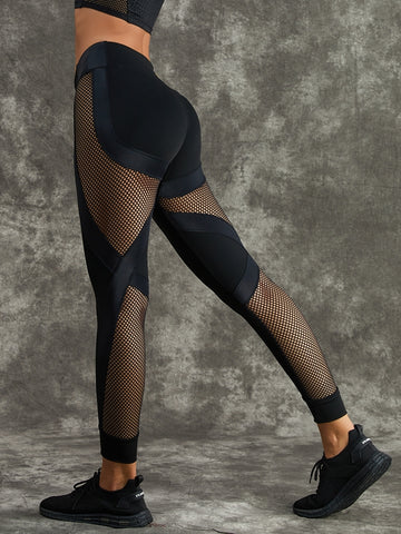 ❤ZASUWA Female Net Style Booty Leggings