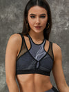 ZASUWA Female Hot Tie-dye Net Sports Bras