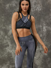 ZASUWA Female Hot Tie-dye Net Sports Bras