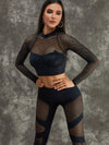 🖤ZASUWA Female Unique Fishnet Long Sleeves