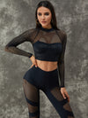 🖤ZASUWA Female Unique Fishnet Long Sleeves