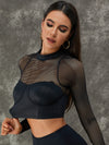 🖤ZASUWA Female Unique Fishnet Long Sleeves