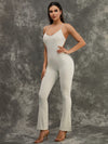 ZASUWA Female Flared Split Beauty Back Jumpsuit