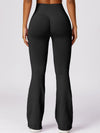 ZASUWA Female Flare Scrunch Bum High-waisted Seamless Hip-lift Pants