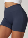 ZASUWA Female Quick-dry Scrunch Bum Seamless Booty Shorts