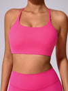 ZASUWA Female Cross Back U Collar Sports Bras