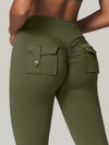 ZASUWA Female Pocket Scrunch Bum Cargo Leggings