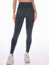 ZASUWA Female Ribbed Denim Scrunch Bum High-rise High-waisted Leggings