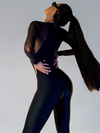 🖤ZASUWA Female Sexy Mesh Jumpsuit