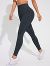 ZASUWA Female Denim Elastic Tight Hip-lift Quick Dry Leggings