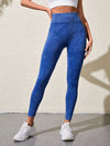 ZASUWA Female Denim Scrunch Bum Hip-lift High-waisted Leggings