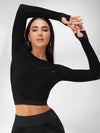 ZASUWA Female Fishnet Knitted Seamless High-waist Tracksuit