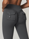 ZASUWA Female Pocket Scrunch Bum Cargo Leggings