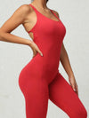 ZASUWA Female Quick-dry Cross Back Scrunch Bum Jumpsuit