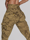 ZASUWA Female Camouflage Pocket Elastic Tight Leggings